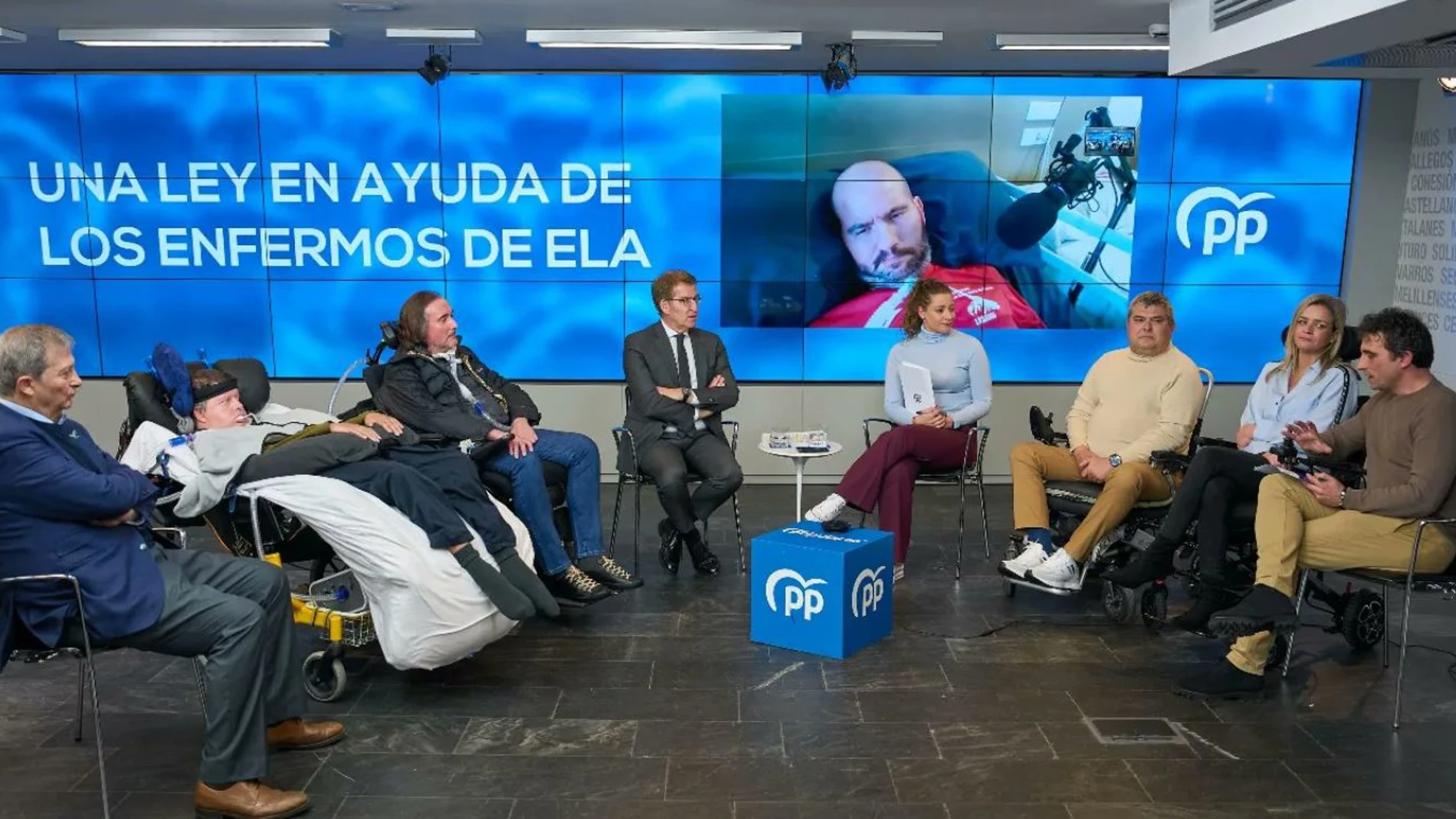 El presidente del PP, Alberto Núñez Feijóo, se reune con el Consorcio Nacional de Entidades de ELA (ConELA)PARTIDO POPULAR11/03/2024