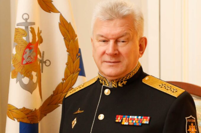 El jefe de la Armada rusa, Nikolái Yevménov