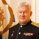 El jefe de la Armada rusa, Nikolái Yevménov