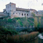 El palacio da al Duero en su parte posterior