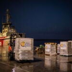 Open Arms and World Central Kitchen first food aid ship leaves for Gaza