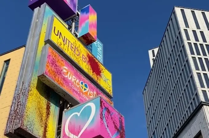 Eurovisión 2024: Vandalismo en Malmö con pintadas pro palestinas