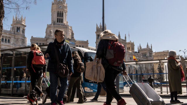 Turistas en el centro de Madrid. David Jar