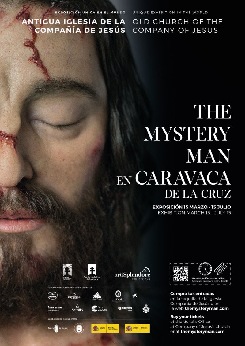 Cartel de la exposición &quot;The Mystery Man&quot; en Caravaca