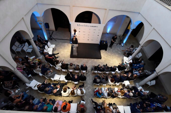El patio del Museo Carmen Thyssen Málaga durante la celebración de la gala del X Premio Valores