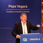 El alcalde de Orihuela, José Vegara, está imputado por delito fiscal y falsedad documental.