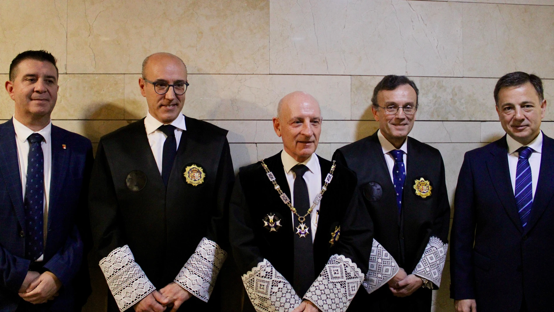 Acto de homenaje con motivo de la concesión de la Cruz Distinguida de Primera Clase de la Orden de San Raimundo de Peñafort al presidente de la Audiencia Provincial, César Monsalve, y al magistrado José Ramón Solís.AYUNTAMIENTO14/03/2024