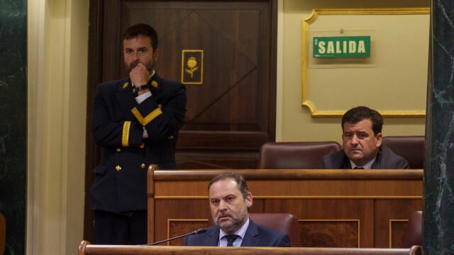 Abalos en el Pleno del Congreso que vota la amnistia. David Jar