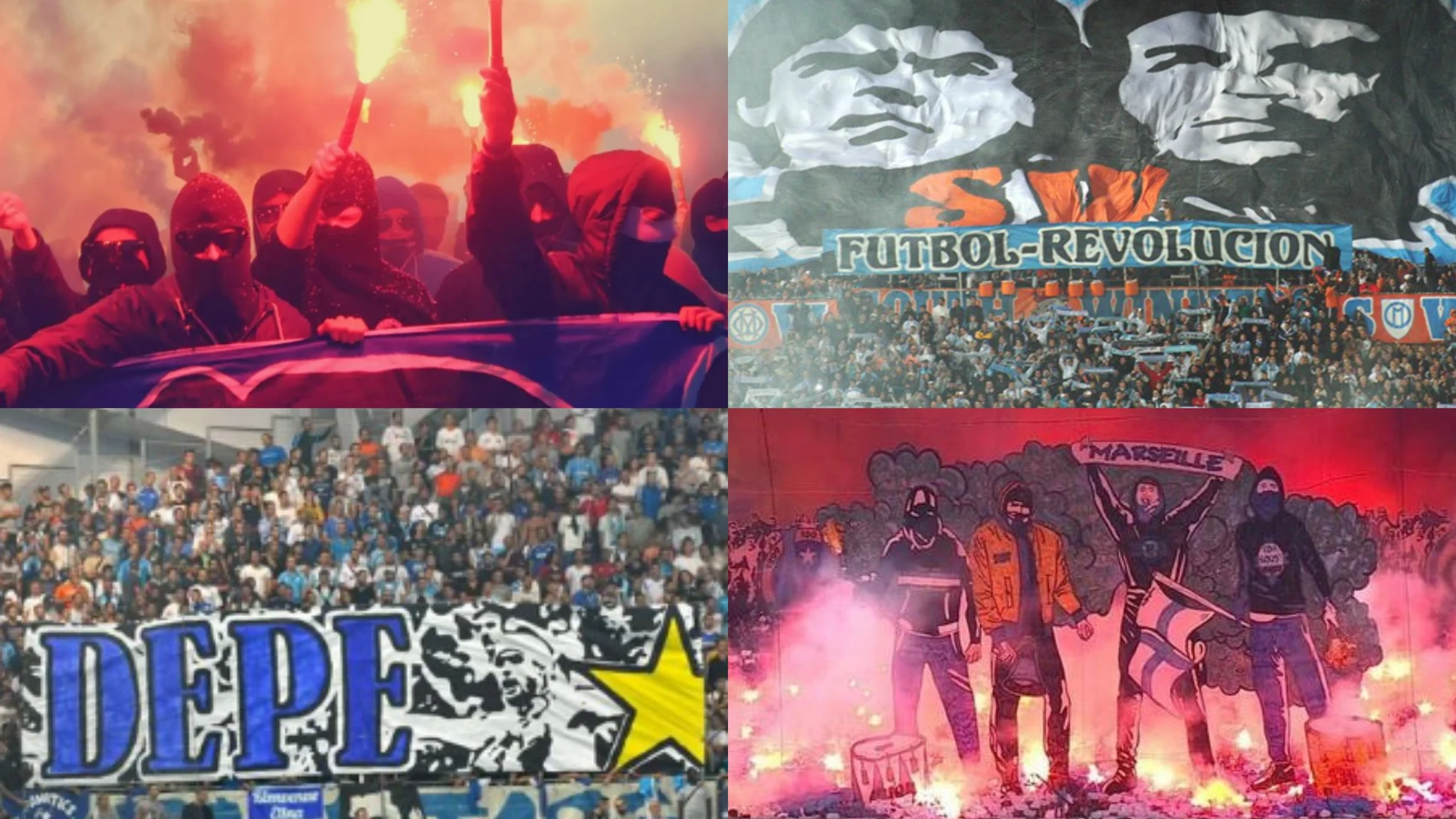 Un "avispero de antifas violentos": así son los ultras de Marsella que aterran a Villarreal