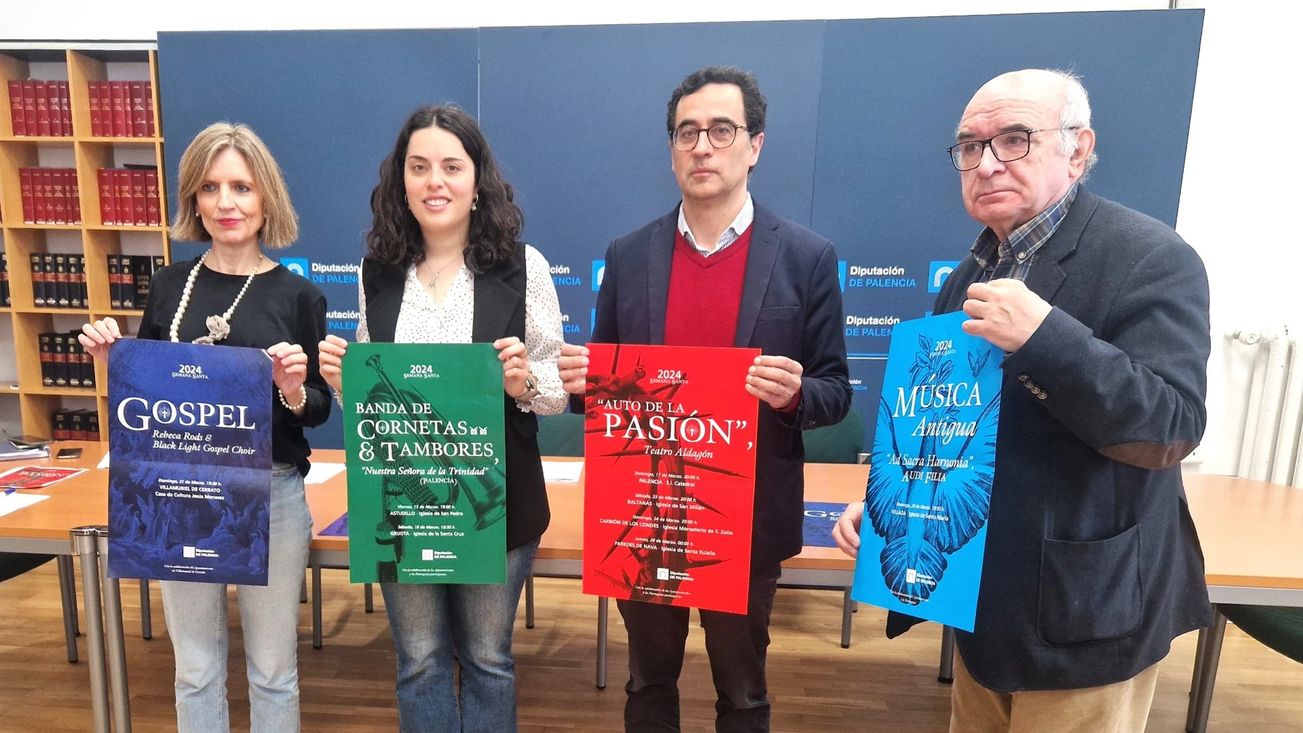 Presentación de la programación cultural de la Diputación de Palencia en Semana Santa