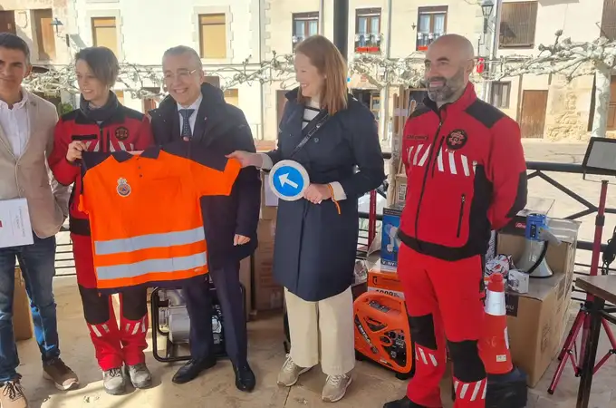 La Junta refuerza Protección Civil en Burgos con material nuevo para la agrupación de Poza de la Sal y las asociaciones UCIR y Burgos Norte