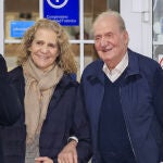 El Rey Juan Carlos y la infanta Elena