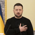 El presidente de Ucrania Zelenski