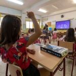  Los niños en clase en el colegio público Federico de Arce de Murcia 