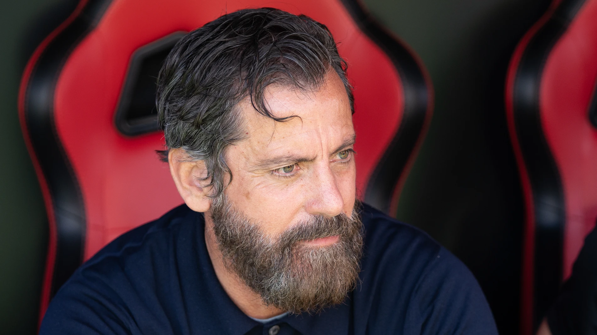 Quique Sanchez Flores, head coach of Sevilla FC, looks on during the Spanish league, LaLiga EA Sports, football match played between Sevilla FC and Celta de Vigo at Ramon Sanchez-Pizjuan stadium on March 17, 2024, in Sevilla, Spain. AFP7 17/03/2024 ONLY FOR USE IN SPAIN