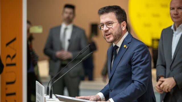 El presidente en funciones Pere Aragonès, en Alimentaria 2024