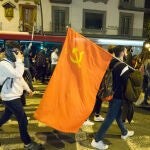 Manifestación antifascista por las calles de Sevilla durante diciembre de 2018, tras las elecciones autonómicas