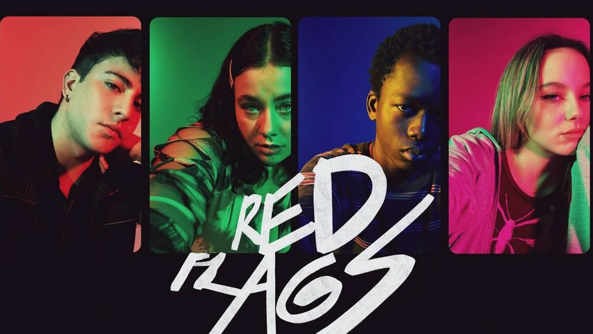 Cartel promocional de la serie 'Red Flags'