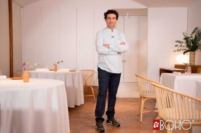 Pepe Rodríguez en su restaurante El Bohío