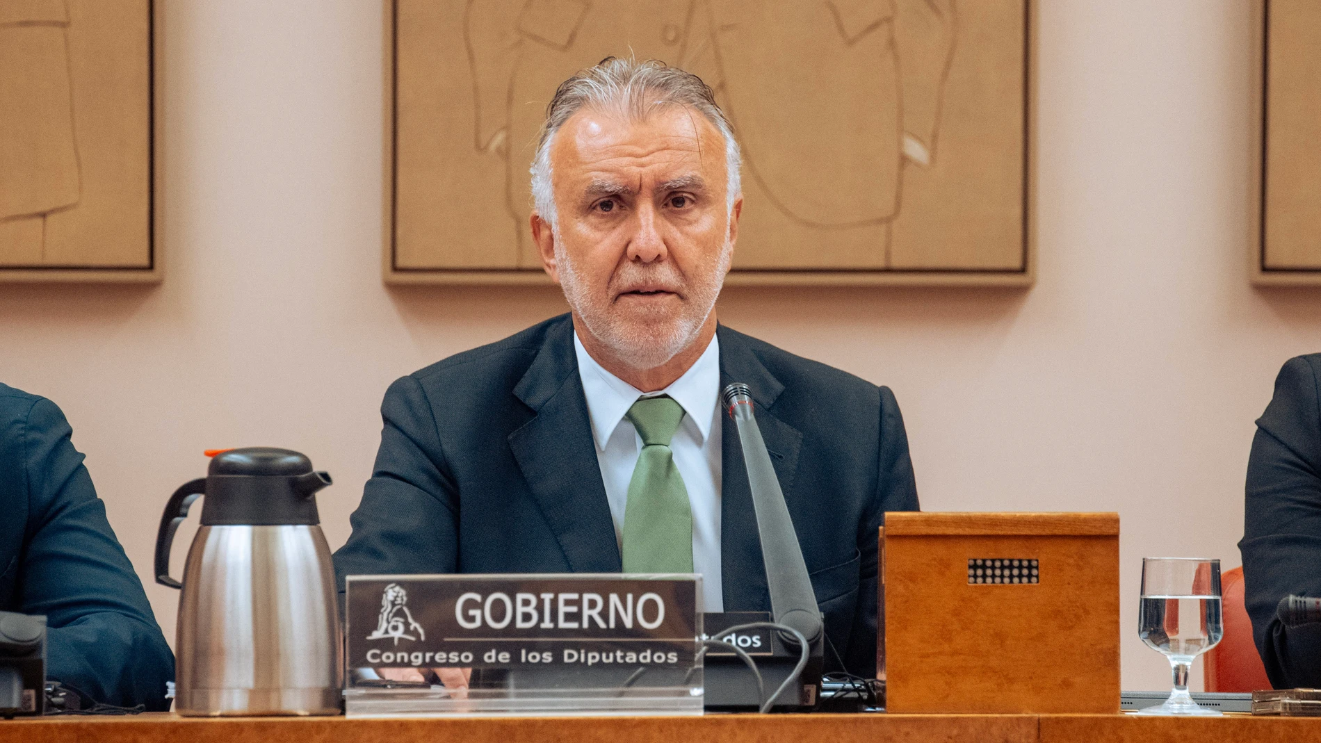 El ministro de Política Territorial y Memoria Democrática, Ángel Víctor Torres, comparece durante una comisión, en el Congreso de los Diputados, a 20 de marzo de 2024, en Madrid (España). Durante la comparecencia, el ministro ha informado sobre las líneas generales de la política de su departamento en materia de memoria democrática. 20 MARZO 2024;MADRID;CONGRESO DE LOS DIPUTADOS;ANGEL VICTOR TORRES Gabriel Luengas / Europa Press 20/03/2024