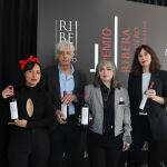 El jurado y Magalí Etchebarne, ganadora del VIII premio Ribera del Duero de Narrativa Breve