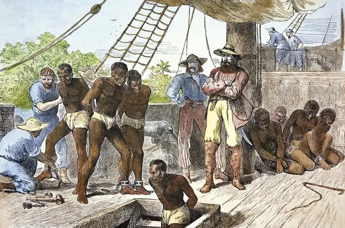 Barcos esclavistas para denunciar el pasado