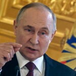 Vladimir Putin fue reelegido el domingo para un quinto mandato sin rivales de peso