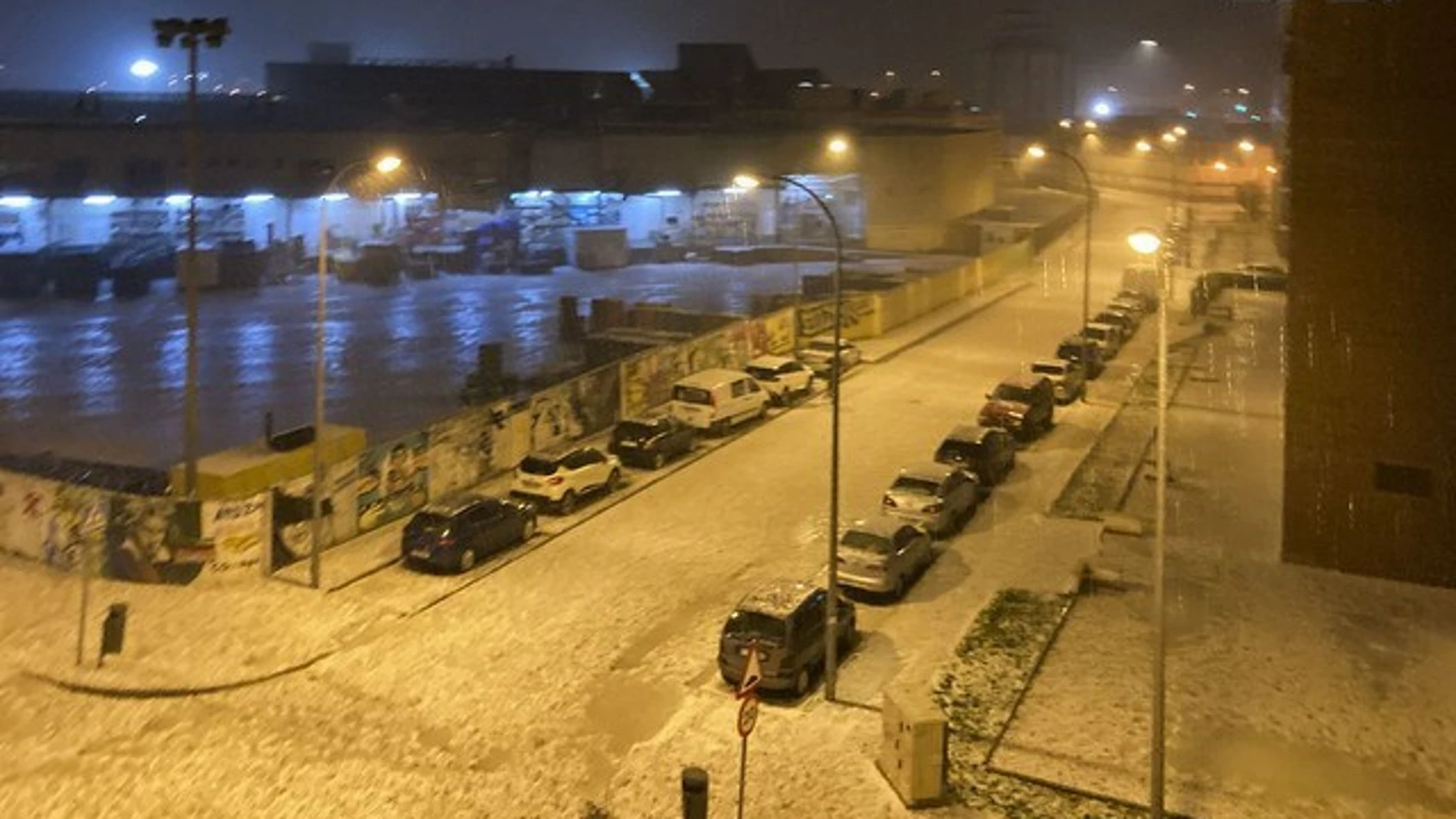 Fuerte tormena de granizo en Zamora