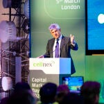 Marco Patuano, CEO de Cellnex, durante sus palabras en el Capital Markets Day