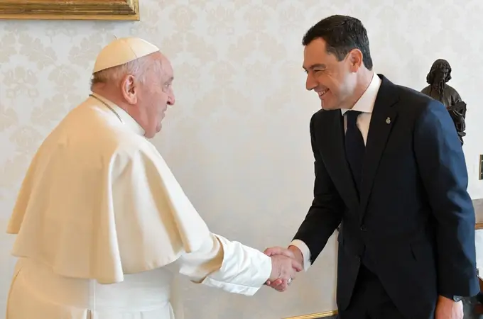 Juanma Moreno invita al Papa a conocer 