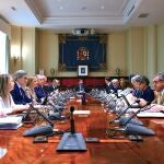 Pleno del CGPJ en el que hoy se debate el informe a la proposición de Ley Orgánica de amnistía para la normalización institucional, política y social de Cataluña.