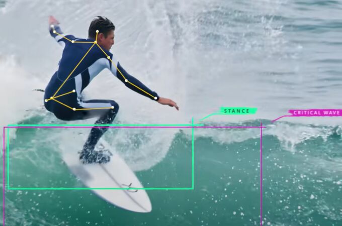 Tecnología de IA para el surf olímpico
