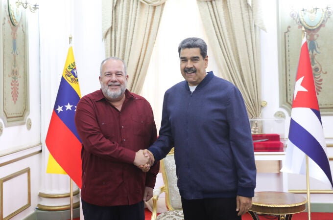 Maduro recibe en Caracas al primer ministro de Cuba para revisar la cooperación bilateral