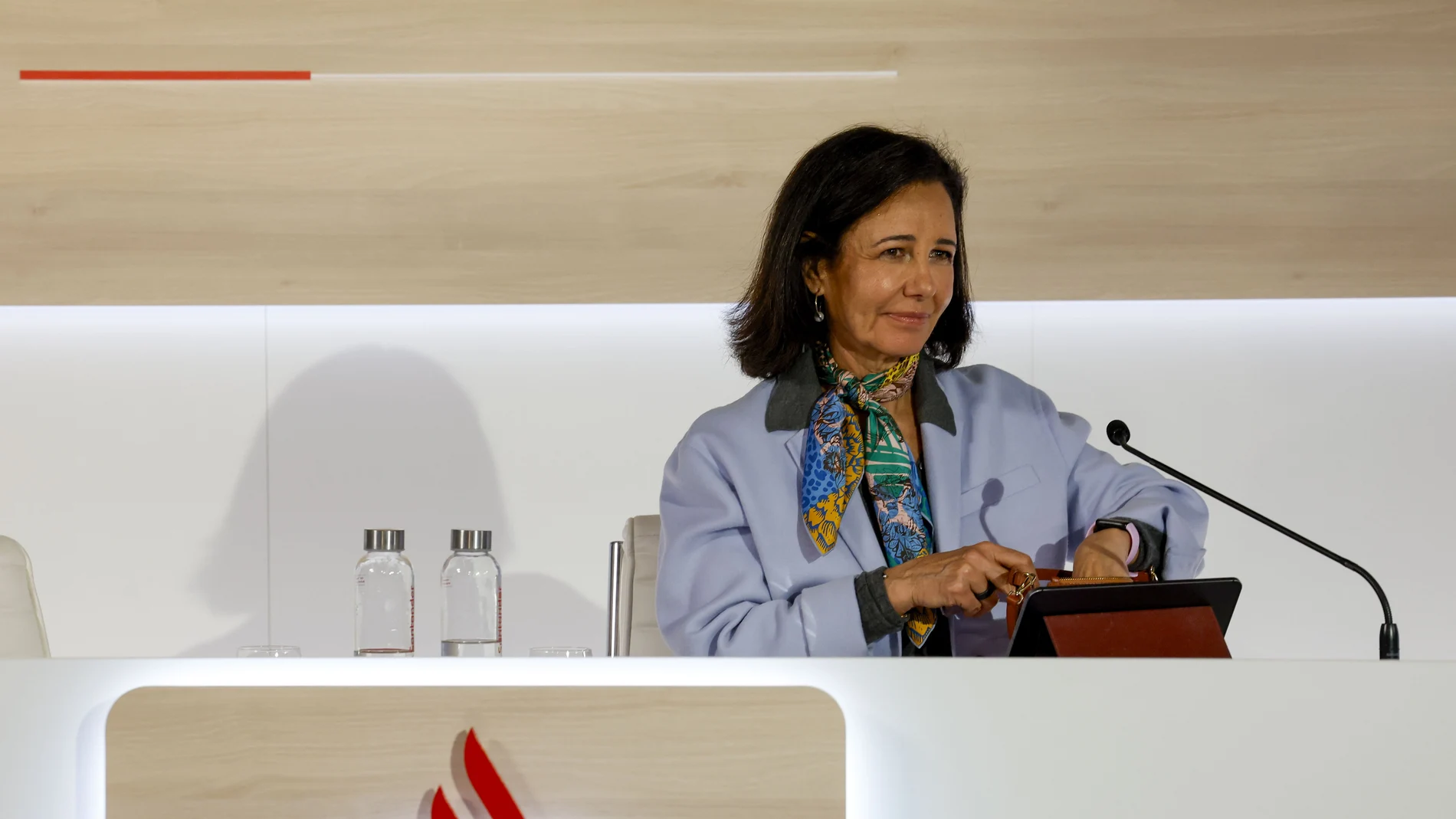 La presidenta del Banco Santander, Ana Botín.
