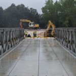 MADRID.-Reabre el único puente de acceso por carretera a la urbanización Calalberche desde Aldea del Fresno