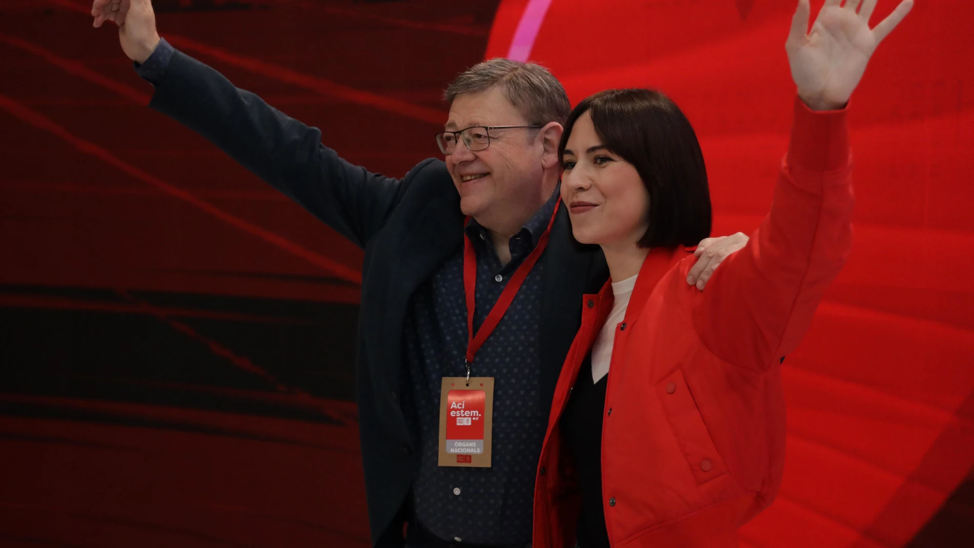 Ximo Puig junto a Diana Morant PSPV-PSOE 23/03/2024