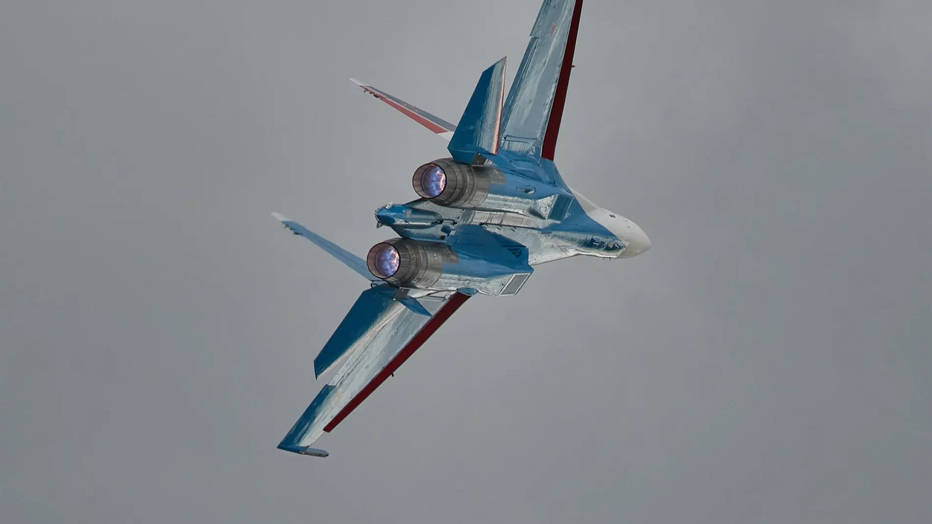 Un avión MG-21 de fabricación rusa