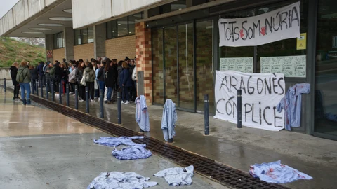 Concentración de funcionarios de prisiones frente a la cárcel de Brians 2
