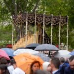 La lluvia hizo acto de presencia el Domingo de Ramos 