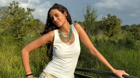 Victoria Federica en Sri Lanka.