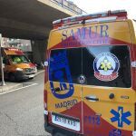 MADRID.-Sucesos.- Un accidente entre un turismo y un VTC obliga a cortar la calzada exterior de la M-30 en Puente de Vallecas