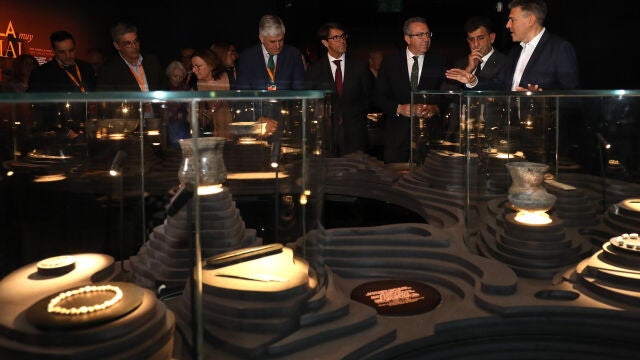 La exposición de los reinos de la prehistoria en Europa se ha inaugurado hoy en el Marq en Alicante.