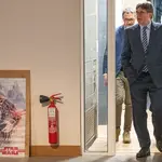 Puigdemont informa sobre el acuerdo de Junts con varios partidos independentistas en Perpignan (Francia)