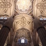 Nueva iluminación ornamental de la Catedral Nueva de Salamanca