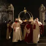 La lluvia obliga a suspender la procesión y el juramento de silencio de Zamora