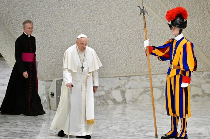 El Papa Francisco encabeza su audiencia general semanal en el Vaticano