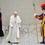 El Papa Francisco encabeza su audiencia general semanal en el Vaticano