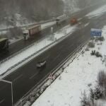 Carreteras afectadas por la nieve este miércoles