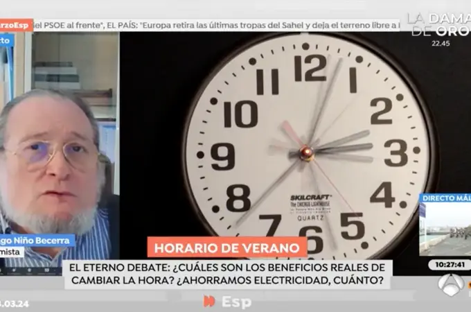 Niño Becerra da su opinión sobre el cambio de hora en 'Espejo Público': “No tiene ningún sentido realizarlo”