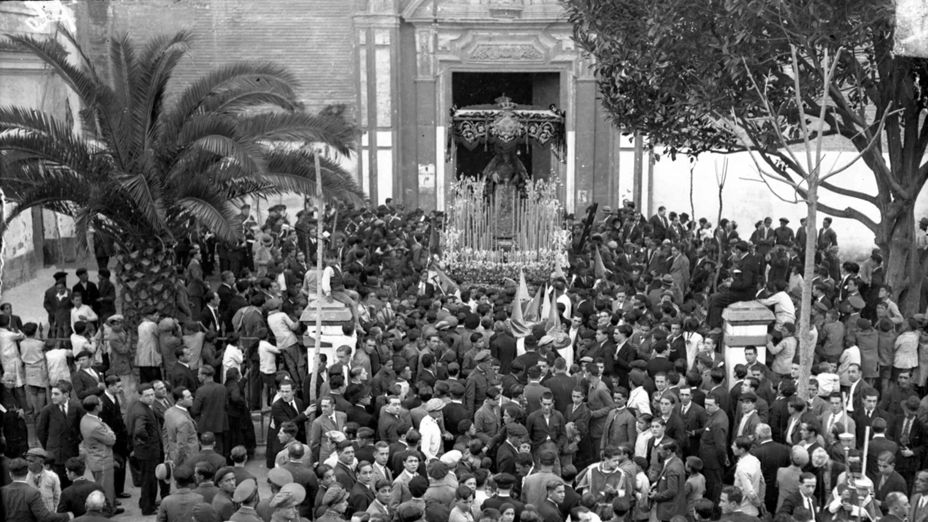 La hermandad de la Estrella fue la única que salió la Semana Santa de 1932.
